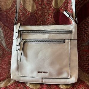 Nine West Off White Crossbody Bag
